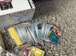 Huge Lot Unsearched Pokemon Cards W/ Tin 151 Gold Vintage 100s Refractor Foil - Image 5