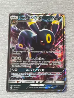 Pokemon UMBREONGX 80/149 Holo Collecting Card - VERY GOOD to MINT - never played - Image 2