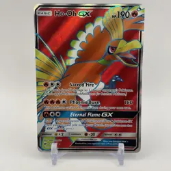 Pokemon TCG Ho-Oh GX Full Art Ultra Rare Card 131/147 Burning Shadows 2017 - Image 1