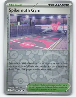 Spikemuth Gym #169/182, Reverse Holo Pokemon card - Image 1