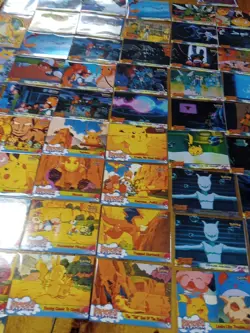 1999 Topps Pokemon TV Animation Series 1-2 Near Complete Set 66 Card Lot Holos - Image 3