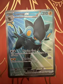 Pokemon TCG Luxray EX Twilight Masquerade Ultra Rare Full Art Card 195/167 - Image 1
