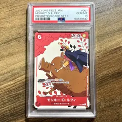 Monkey D. Luffy P-001 PSA 10 Promo Gift Collection One Piece Card Game UK SELLER - Image 1