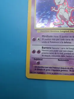 Pokemon TCG Mewtwo Base Set Holo Rare Card 10/102 Basic Pokemon - Image 5