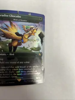 Paradise Chocobo Birds Of Paradise Foil Card #0483 MTG LP - Image 2