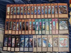 YuGiOh Complete 46 Card Mermail Atlantean Deck Core Shadow Squad Neptabyss - Image 1