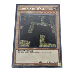 Yu-Gi-Oh! Maze of Memories Labyrinth Wall MAZE-EN031 Earth Card 1st Edition 2023 - Image 1
