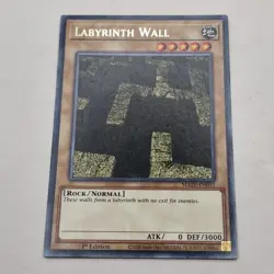 Yu-Gi-Oh! Maze of Memories Labyrinth Wall MAZE-EN031 Earth Card 1st Edition 2023 - Image 2