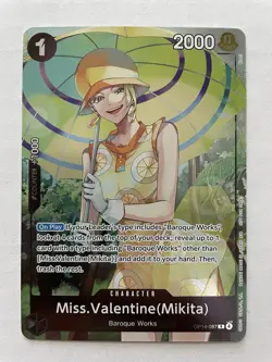 One Piece Card Game Miss.Valentine(Mikita) (Dash Pack) OP14-087 R English - Image 1