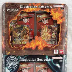 2026 One Piece 13 OP-13 Illustration Box IB-05 Vol.5 and Vol.6 Trading Cards 2pk - Image 2
