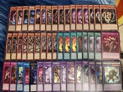Yugioh 48 Card Hecahands Chimera Deck Core Phantom Beasts Tartaros Fusion - Image 1