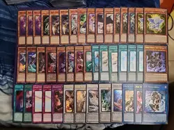 Yugioh 45 Card Bystial Lightsworn Deck Core Lubellion Minerva Dragonling Charge - Image 1