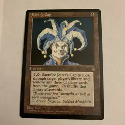JESTER'S CAP 1995 ICE AGE Magic: the gathering "never played” NM MTG - Image 1