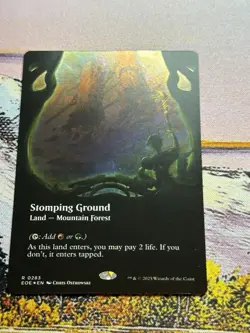 Stomping Ground - Edge of Eternities EOE - MTG Borderless Foil - Image 1