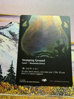 Stomping Ground - Edge of Eternities EOE - MTG Borderless Foil - Image 3