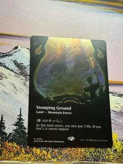 Stomping Ground - Edge of Eternities EOE - MTG Borderless Foil - Image 4