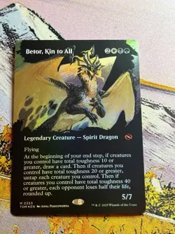 MTG Foil - Betor, Kin to All (Borderless) - 353 / NM / English - Image 1