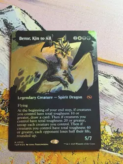 MTG Foil - Betor, Kin to All (Borderless) - 353 / NM / English - Image 3