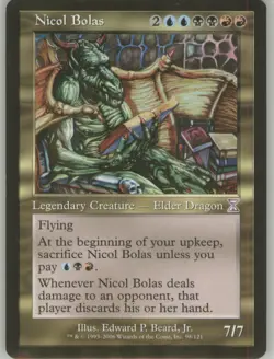 Nicol Bolas 98 Retro Border Non-Foil Near Mint TSR MTG - Image 1