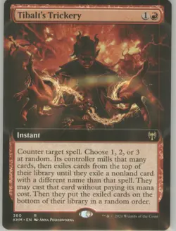 Tibalts Trickery 360 Non Foil Borderless NM KHM MTG - Image 1