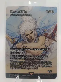 Hero of Light #0001 R Showcase MTG Final Fantasy Regular NM - Image 1
