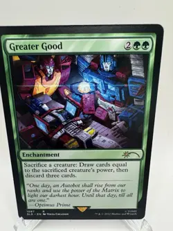 Greater Good Transformers SECRET LAIR MTG MAGIC THE GATHERING - Image 1