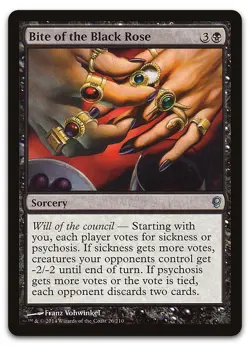 Bite of the Black Rose #26 (NM) Conspiracy CNS Magic MTG - Image 1