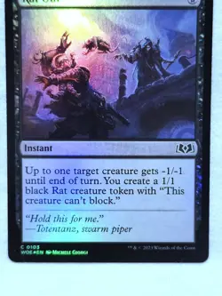 Rat Out 103 Wilds of Eldraine Foil Magic The Gathering - Image 2