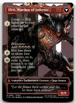 Clive, Ifrit's Dominant (Borderless) #385 MTG Final Fantasy FIN NM X1 - Image 2