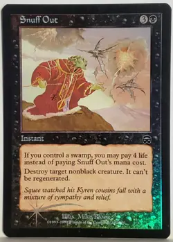 MTG Snuff Out x1 FOIL Mercadian Masques NM - Image 1