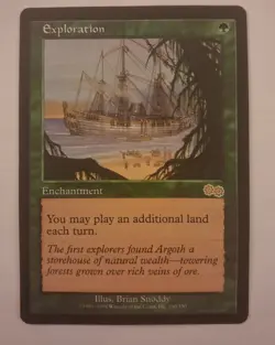 * * 1x Exploration x1 * * Urza's Saga MTG Excellent Condition, Near Mint. - Image 1