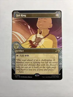 Sol Ring (Showcase) - Avatar: The Last Airbender MTG Plus Bonus Rare!!! - Image 1