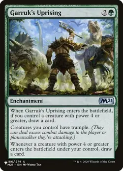 1x Garruk's Uprising NM Eng MTG - The List - Image 1