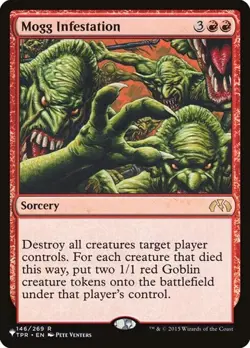 1x Mogg Infestation NM Eng MTG - The List - Image 1