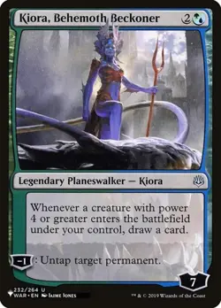 1x Kiora, Behemoth Beckoner NM Eng MTG - The List - Image 1