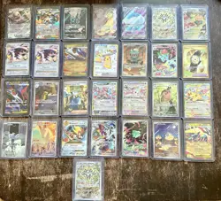 Pokemon mixed lot: illustration rare, promo, full art, and Ex. Invest - Image 1