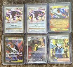 Pokemon mixed lot: illustration rare, promo, full art, and Ex. Invest - Image 2