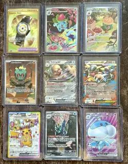 Pokemon mixed lot: illustration rare, promo, full art, and Ex. Invest - Image 3
