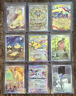 Pokemon mixed lot: illustration rare, promo, full art, and Ex. Invest - Image 4