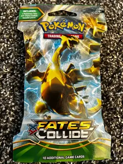 Fates Collide SLEEVED Booster Pack Random Artwork SEALED Pokemon TCG XY - Image 1
