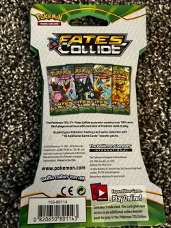 Fates Collide SLEEVED Booster Pack Random Artwork SEALED Pokemon TCG XY - Image 2