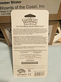 1999 Pokemon Fossil Blister Pack - Factory Sealed (Unopened) WOTC Lapras - Image 3