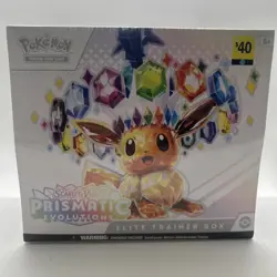 Pokemon Prismatic Evolutions ETB Elite Trainer Box Factory Sealed Dollar General - Image 1