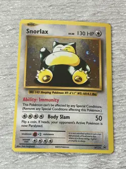 Pokemon SNORLAX XY179 Collecting Card - VERY GOOD to MINT - never played with - - Image 1