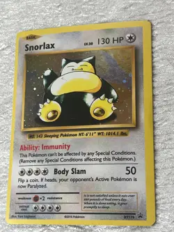 Pokemon SNORLAX XY179 Collecting Card - VERY GOOD to MINT - never played with - - Image 4