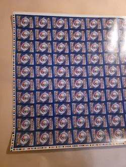 Uncut Sheet Of 1st Edition Base Set Machamp Pokemon Tcg - Image 4