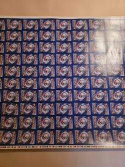 Uncut Sheet Of 1st Edition Base Set Machamp Pokemon Tcg - Image 5