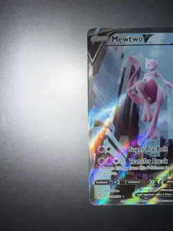 Mewtwo V (Alternate Full Art) 072/078 Pokemon GO Holo - Image 4