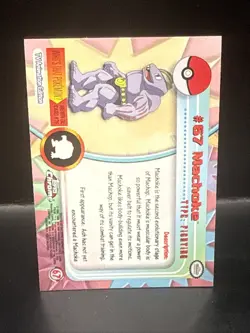 Pokemon Machoke #67 Topps Chrome Base Holo Copy 2 - Image 4