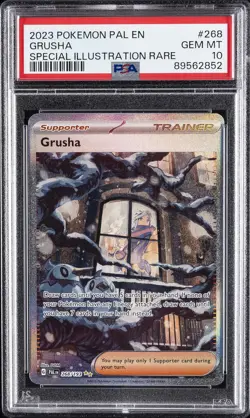2023 POKEMON PAL EN-PALDEA EVOLVED SPECIAL ILLUSTRATION RARE #268 GRUSHA PSA 10 - Image 1
